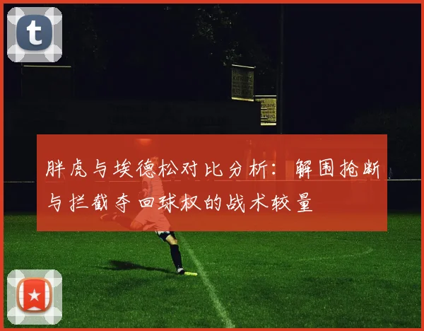 胖虎与埃德松对比分析：解围抢断与拦截夺回球权的战术较量